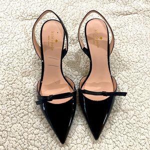Kate Soase black kitten heel